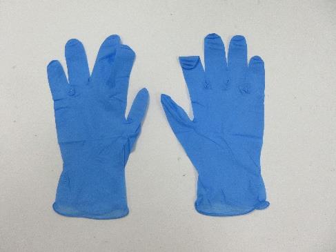 2,2 mil (2,7 g - 3,1 g) puderfreie Nitril-Untersuchungshandschuhe (Extra Small/6, Regular Blue)