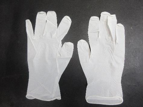 2.2mil (2.7g-3.1g) Powder Free Nitrile Examination Gloves (Small/7, White)