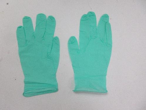 2.5mil (3.2g-3.6g) Powder Free Nitrile Examination Gloves (Large/9, Teal)